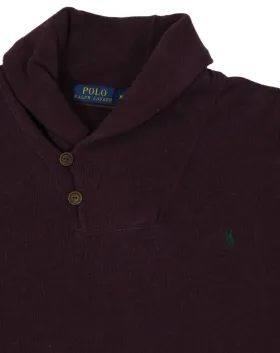 JERSEY CUELLO CHAL POLO RALPH LAUREN HOMBRE GRANATE
