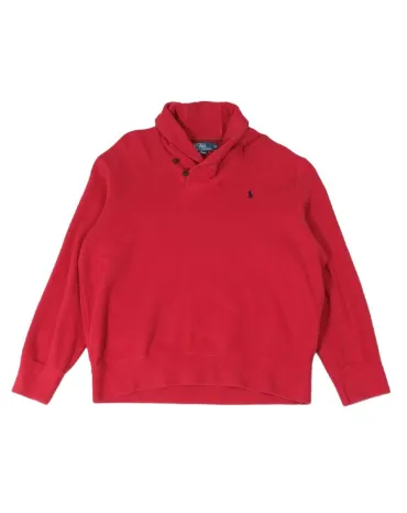 SUDADERA POLO RALPH LAUREN HOMBRE ROJO
