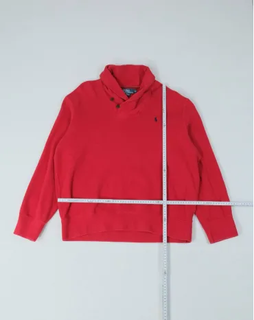 SUDADERA POLO RALPH LAUREN HOMBRE ROJO
