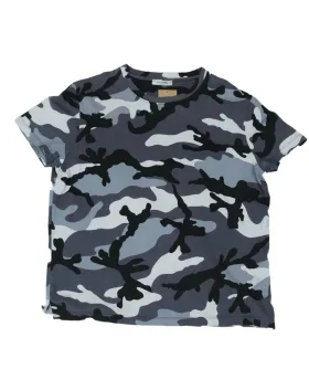 CAMISETA VALENTINO UNISEX CAMUFLAJE GRIS Y NEGRO
