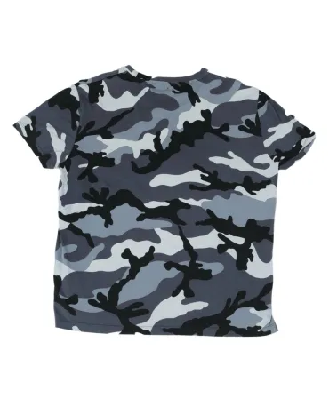 CAMISETA VALENTINO UNISEX CAMUFLAJE GRIS Y NEGRO