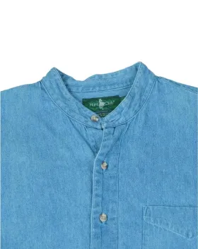 CAMISA DENIM HOMBRE AZUL CLARO