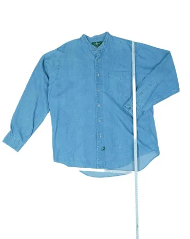 CAMISA DENIM HOMBRE AZUL CLARO