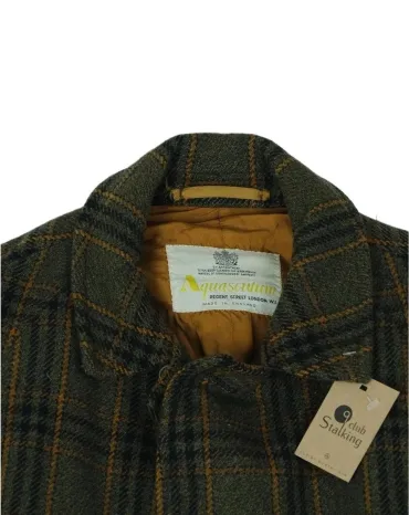 CHAQUETA MUJER AQUASCUTUM CUADROS VERDE BOTELLA