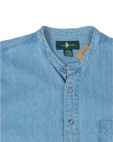 CAMISA VAQUERA HUNT CLUB AZUL CLARO