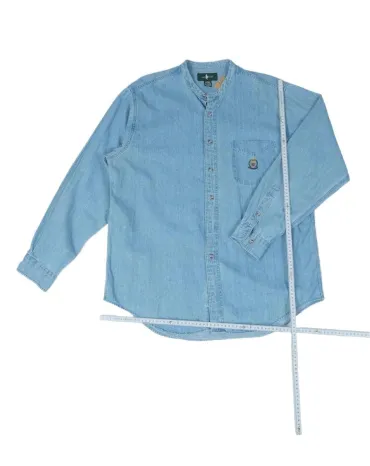 CAMISA VAQUERA HUNT CLUB AZUL CLARO