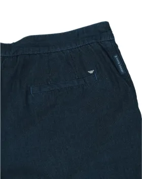 PANTALÓN ARMANI JEANS CULOTTE MUJER AZUL MARINO