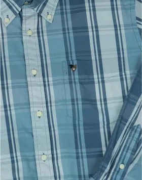 CAMISA AVIREX HOMBRE AZUL Y BLANCO