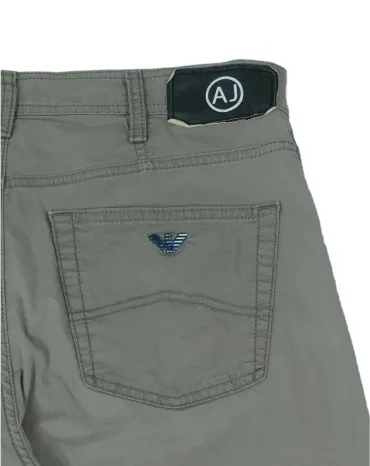 PANTALÓN CHINO ARMANI JEANS HOMBRE BEIGE CENIZA