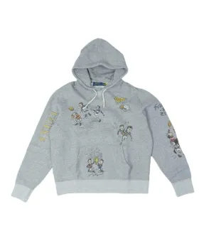 SUDADERA POLO RALPH LAUREN CON CAPUCHA UNISEX GRIS