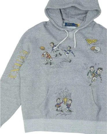 SUDADERA POLO RALPH LAUREN CON CAPUCHA UNISEX GRIS