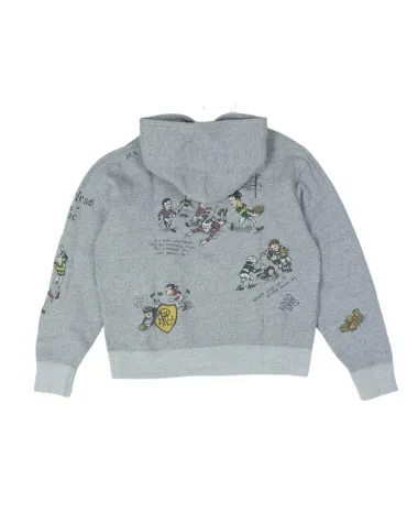 SUDADERA POLO RALPH LAUREN CON CAPUCHA UNISEX GRIS