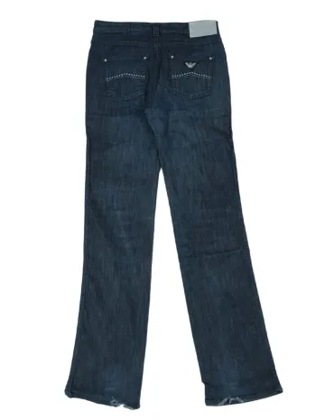 PANTALÓN VAQUERO ARMANI JEANS MUJER AZUL MARINO