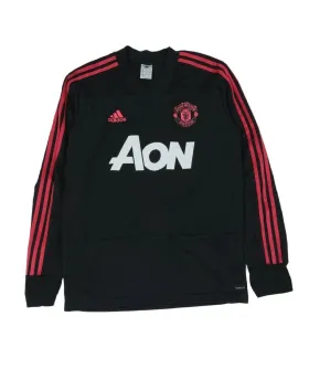 CAMISETA MANCHESTER UNITED ADIDAS NEGRA DE ENTRENAMIENTO (2018)