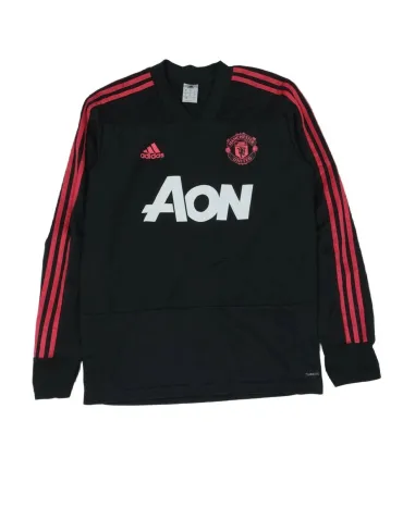 CAMISETA MANCHESTER UNITED ADIDAS NEGRA DE ENTRENAMIENTO (2018)