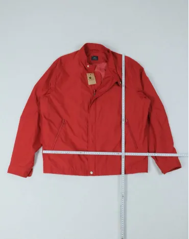 CAZADORA LACOSTE HOMBRE ROJO