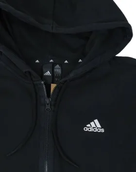 SUDADERA CON CREMALLERA ADIDAS UNISEX NEGRA