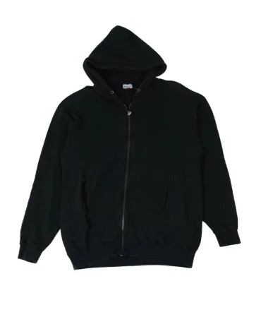 SUDADERA CHAMPION CON CREMALLERA UNISEX NEGRA