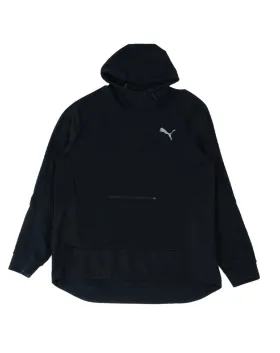 SUDADERA CON CAPUCHA PUMA UNISEX NEGRO