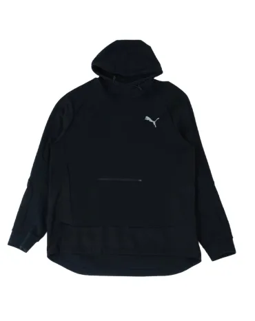 SUDADERA CON CAPUCHA PUMA UNISEX NEGRO