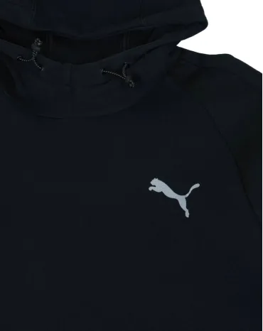 SUDADERA CON CAPUCHA PUMA UNISEX NEGRO