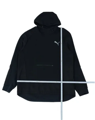 SUDADERA CON CAPUCHA PUMA UNISEX NEGRO