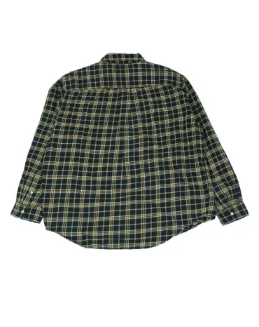 CAMISA POLO JEANS RALPH LAUREN DE CUADROS AZUL MARINO Y MOSTAZA