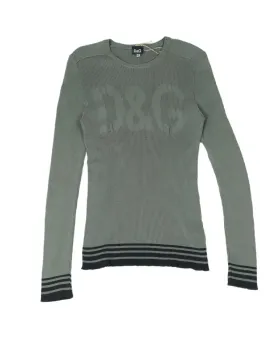 JERSEY DE PUNTO D&G MUJER VERDE OLIVA
