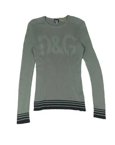 JERSEY DE PUNTO D&G MUJER VERDE OLIVA