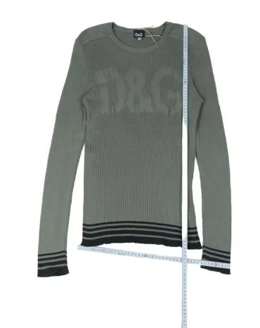 JERSEY DE PUNTO D&G MUJER VERDE OLIVA