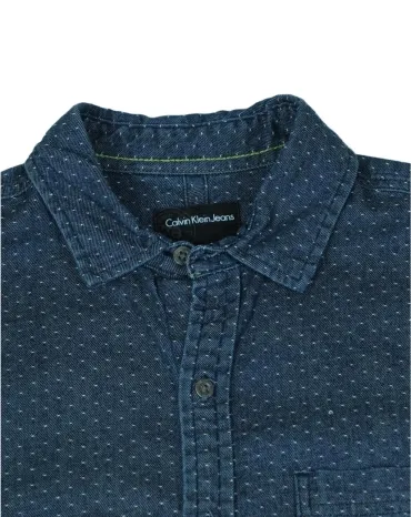 CAMISA CALVIN KLEIN HOMBRE AZUL MARINO