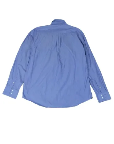 CAMISA BALENCIAGA ALGODON MANGA LARGA HOMBRE AZUL CLARO