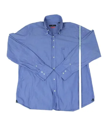 CAMISA BALENCIAGA ALGODON MANGA LARGA HOMBRE AZUL CLARO