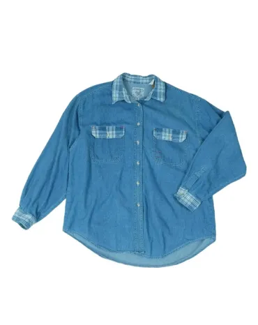 CAMISA VAQUERA ANDREW BLUES AZUL CLARO