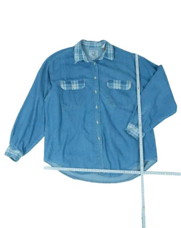 CAMISA VAQUERA ANDREW BLUES AZUL CLARO