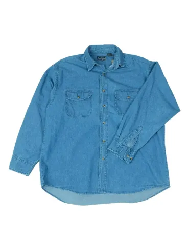 CAMISA VAQUERA COOL STUFF AZUL DENIM
