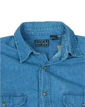 CAMISA VAQUERA COOL STUFF AZUL DENIM
