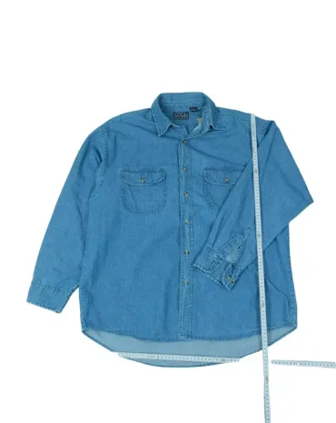 CAMISA VAQUERA COOL STUFF AZUL DENIM