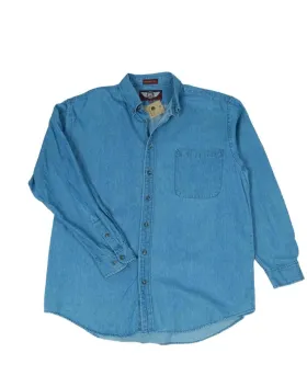 CAMISA VAQUERA DENIM GEAR HOMBRE AZUL DENIM