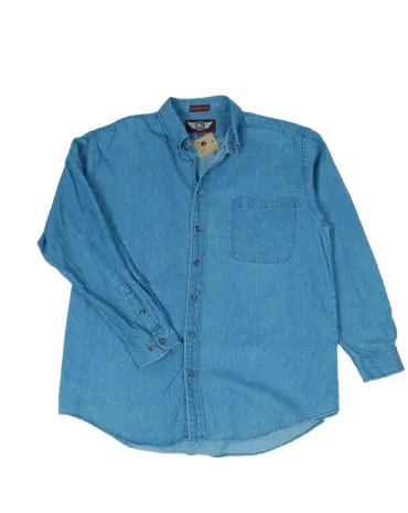 CAMISA VAQUERA DENIM GEAR HOMBRE AZUL DENIM