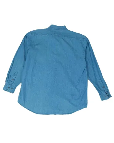 CAMISA VAQUERA DENIM GEAR HOMBRE AZUL DENIM