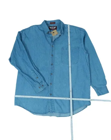 CAMISA VAQUERA DENIM GEAR HOMBRE AZUL DENIM