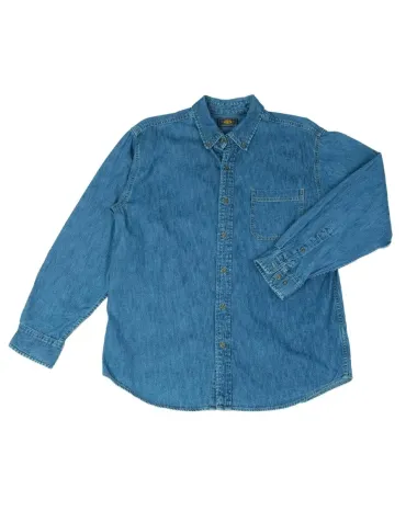 CAMISA ROUTE 66 VAQUERA UNISEX AZUL DENIM