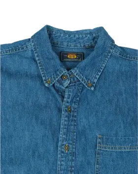 CAMISA ROUTE 66 VAQUERA UNISEX AZUL DENIM