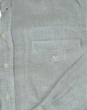CAMISA VALENTINO LINO HOMBRE GRIS CLARO