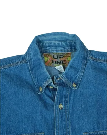 CAMISA VAQUERA UP TIME AZUL DENIM