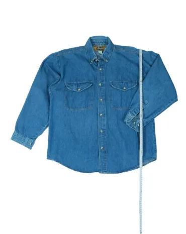CAMISA VAQUERA UP TIME AZUL DENIM