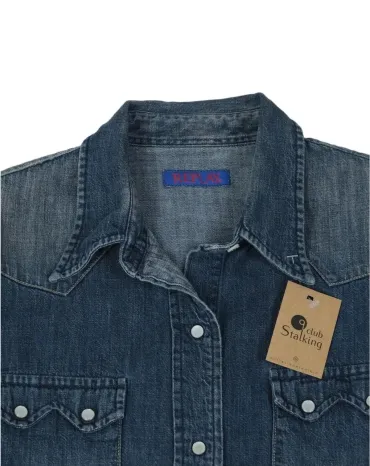CAMISA VAQUERA REPLAY UNISEX AZUL DENIM
