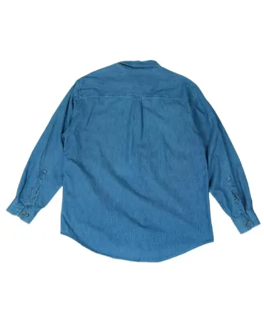 CAMISA LANDS END VAQUERA AZUL