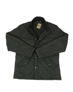 CAZADORA BARBOUR ACOLCHADA HOMBRE VERDE MILITAR